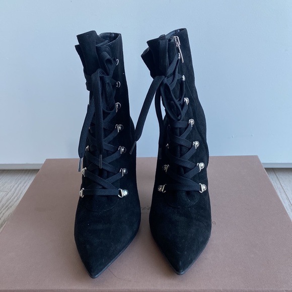 Gianvito Rossi Waterloo Camoscio Black Boots - Picture 4 of 10